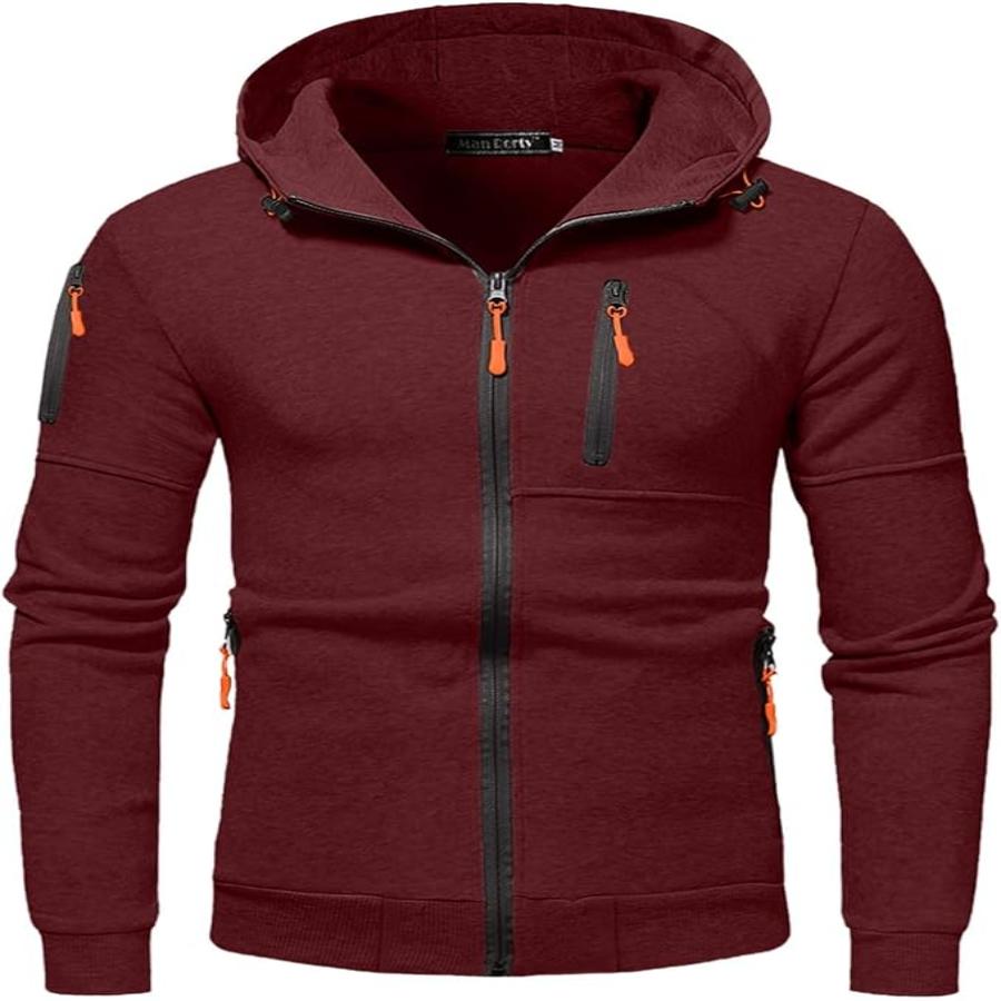 Men’s Winter Hoodie Jacket | Zip-Up, Hood