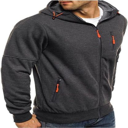 Men’s Winter Hoodie Jacket | Zip-Up, Hood