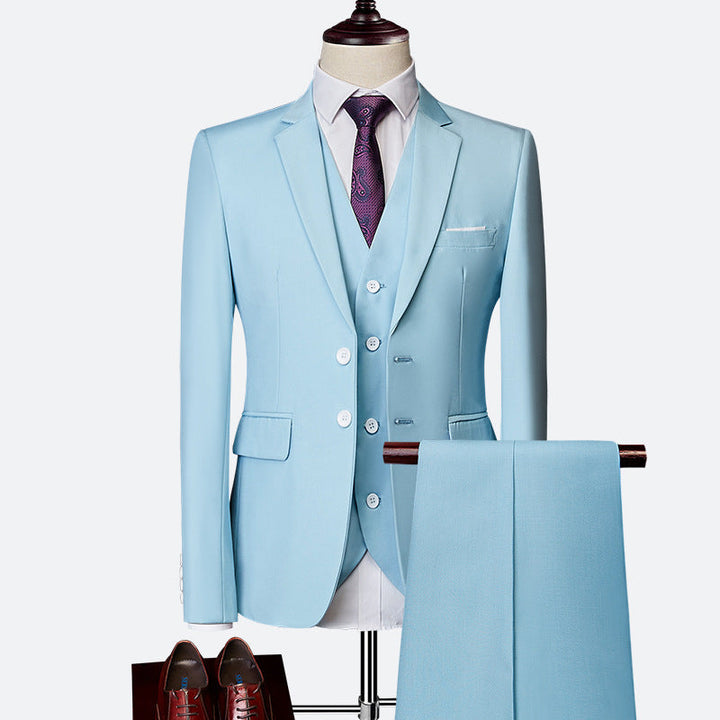 Men's Formal Suit Set | Blazer Vest and Trousers