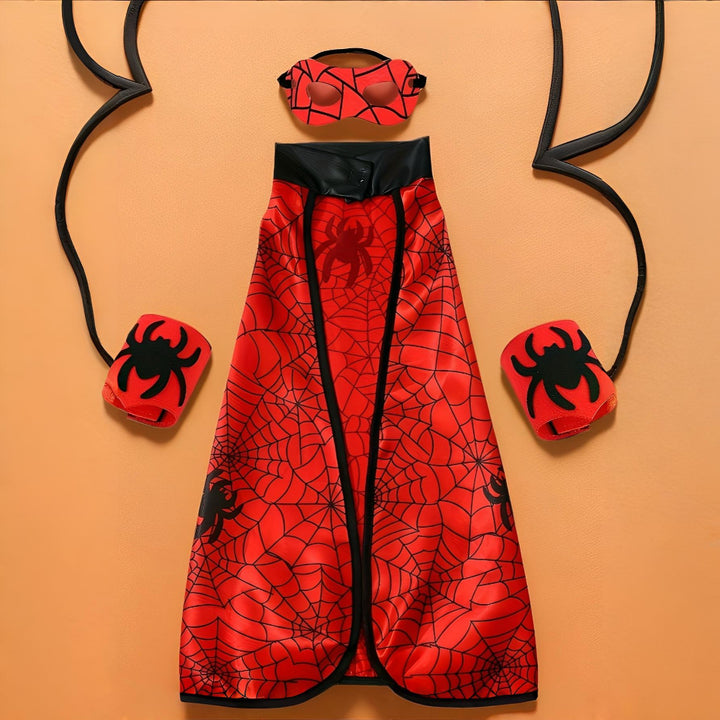Halloween Costume Kids Superhero Cloak Set