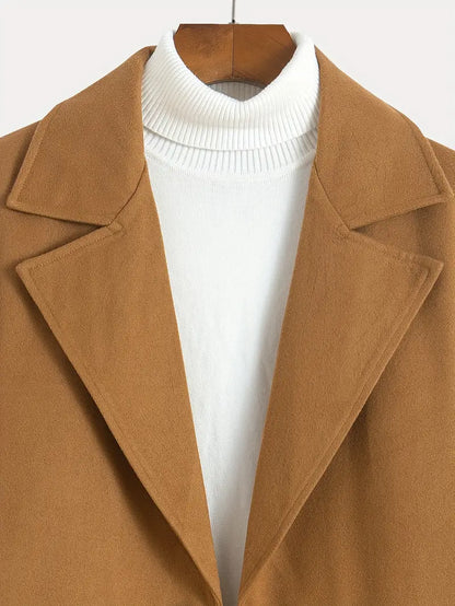 Men's Winter Trench Coat | Long, Oversized