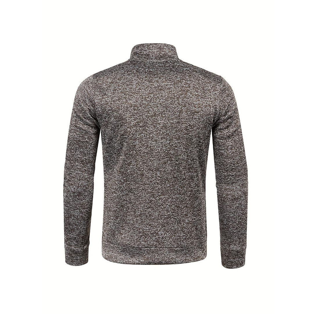 Men’s Knit Half Zip Sweater | Warm, Chunky