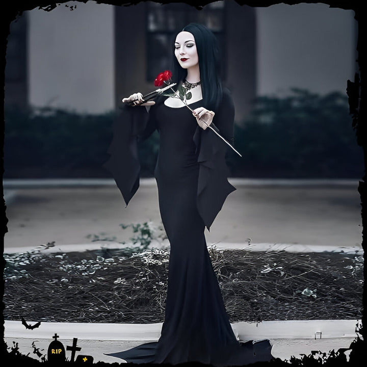 Women Halloween Costume Gothic Vampire Dress