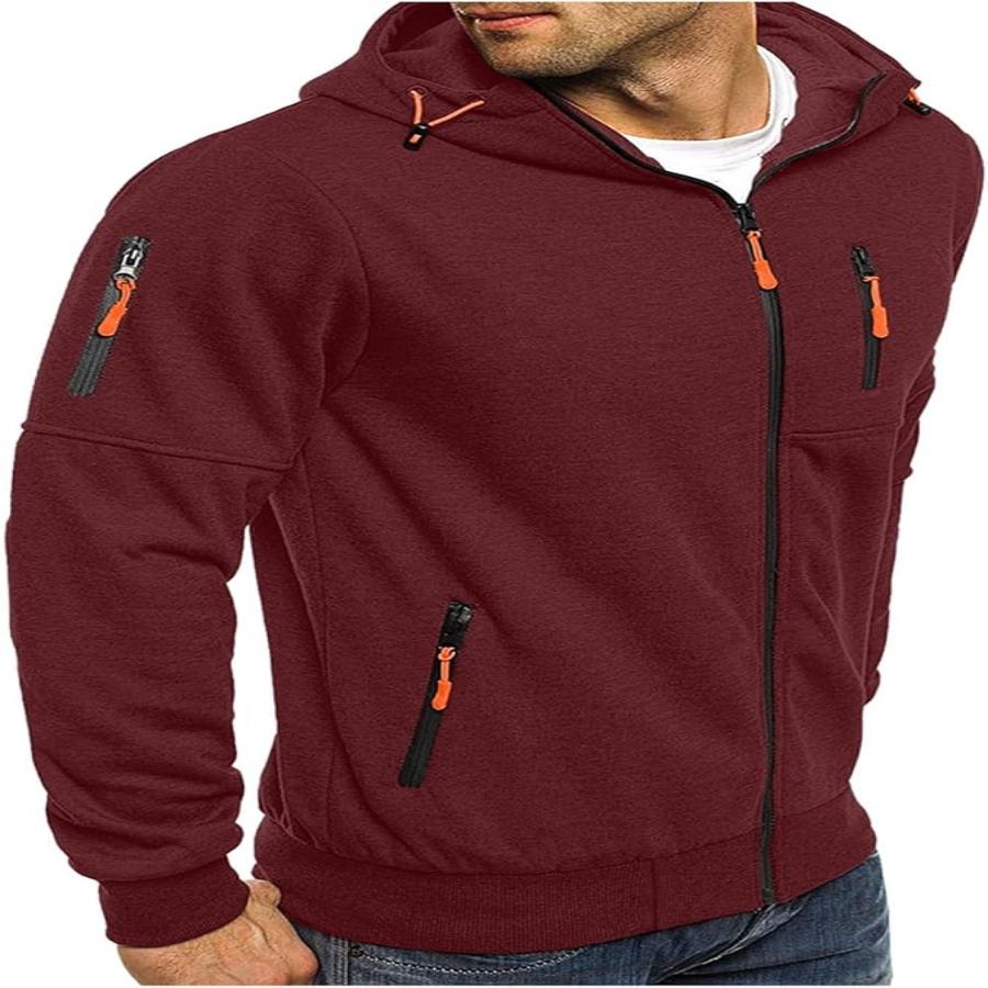 Men’s Winter Hoodie Jacket | Zip-Up, Hood