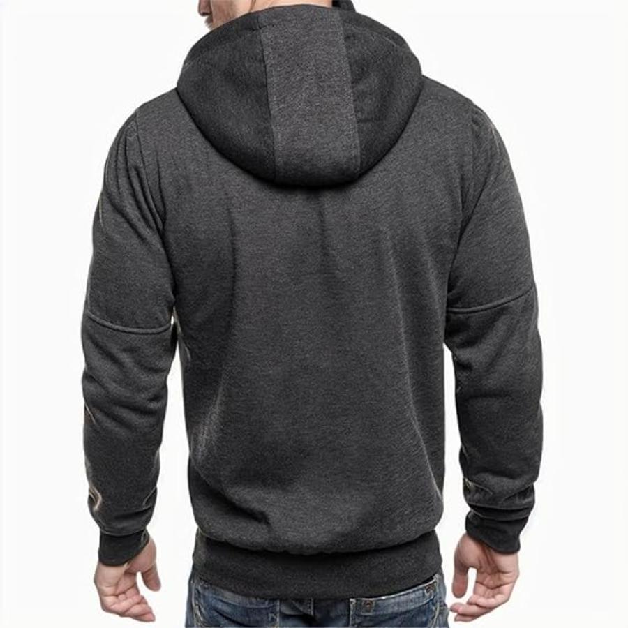 Men’s Winter Hoodie Jacket | Zip-Up, Hood