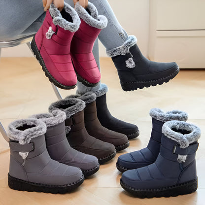Women’s Waterproof Snow Boots | Warm Fur Lined Winter Boots