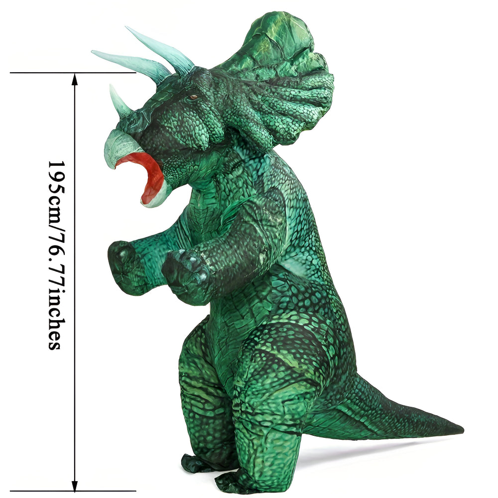 Halloween Inflatable Dinosaur Triceratops Suit