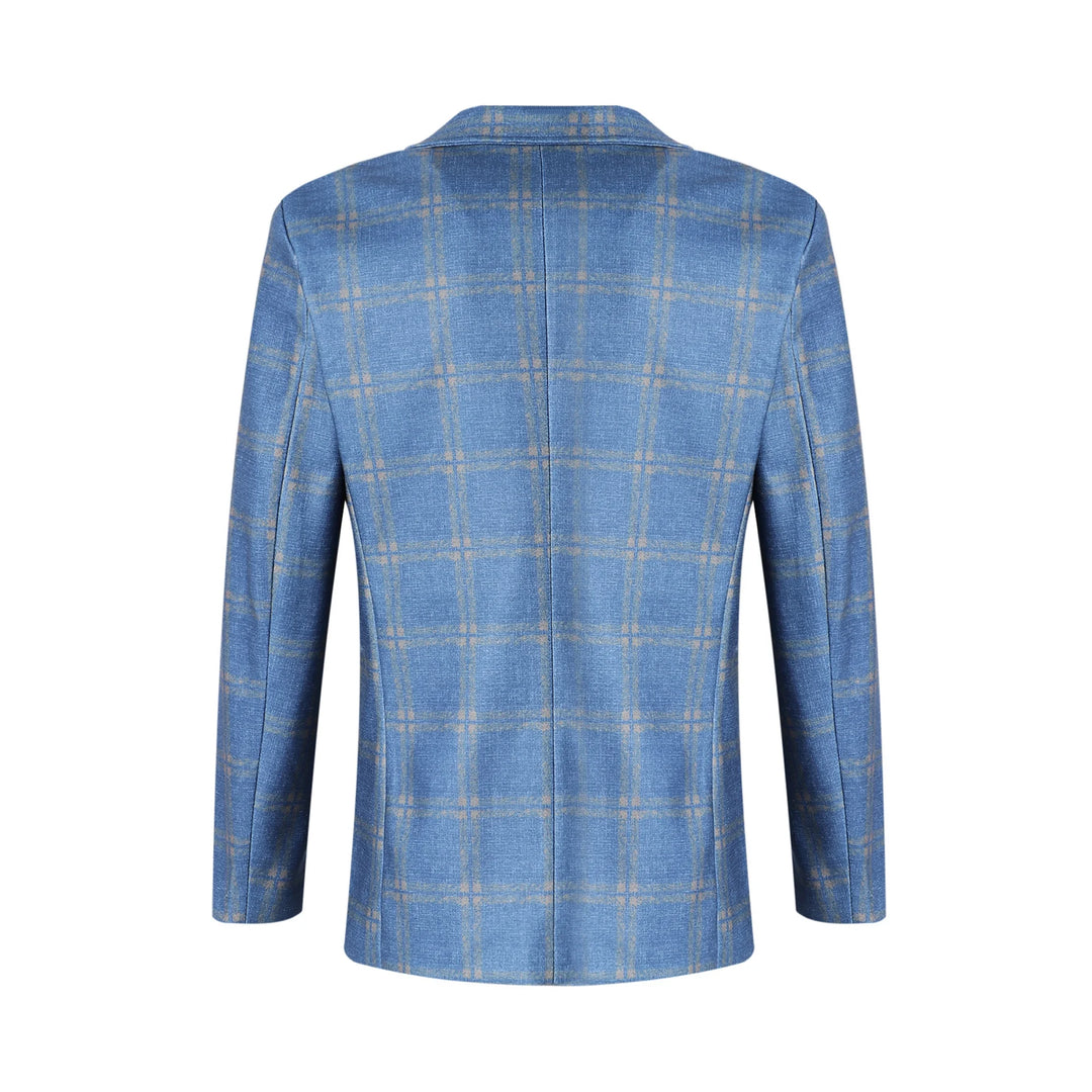 Men's Lightweight Plaid Blazer | Slim Fit, Formal