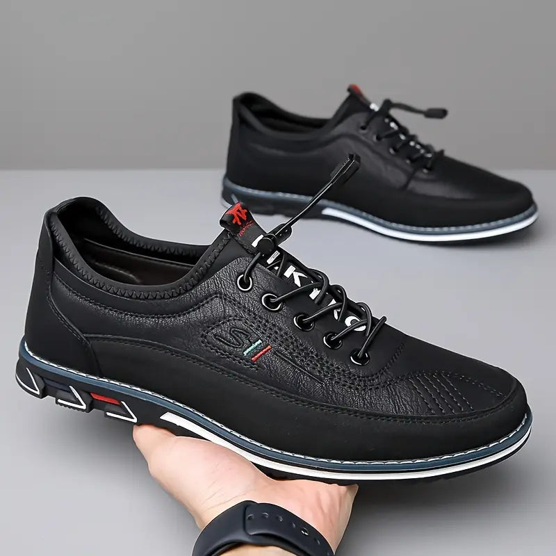 Men's Walking Oxford Shoes | Breathable, Slip On