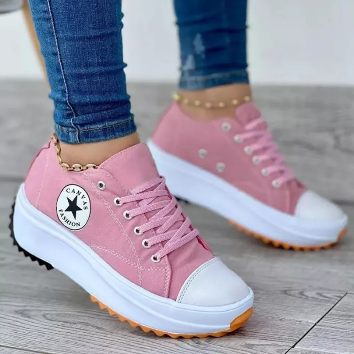 Women's Casual Sneakers | Comfortable Lace-up Design