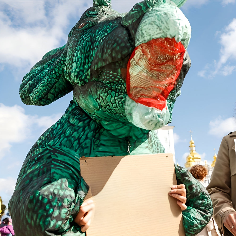 Halloween Inflatable Dinosaur Triceratops Suit