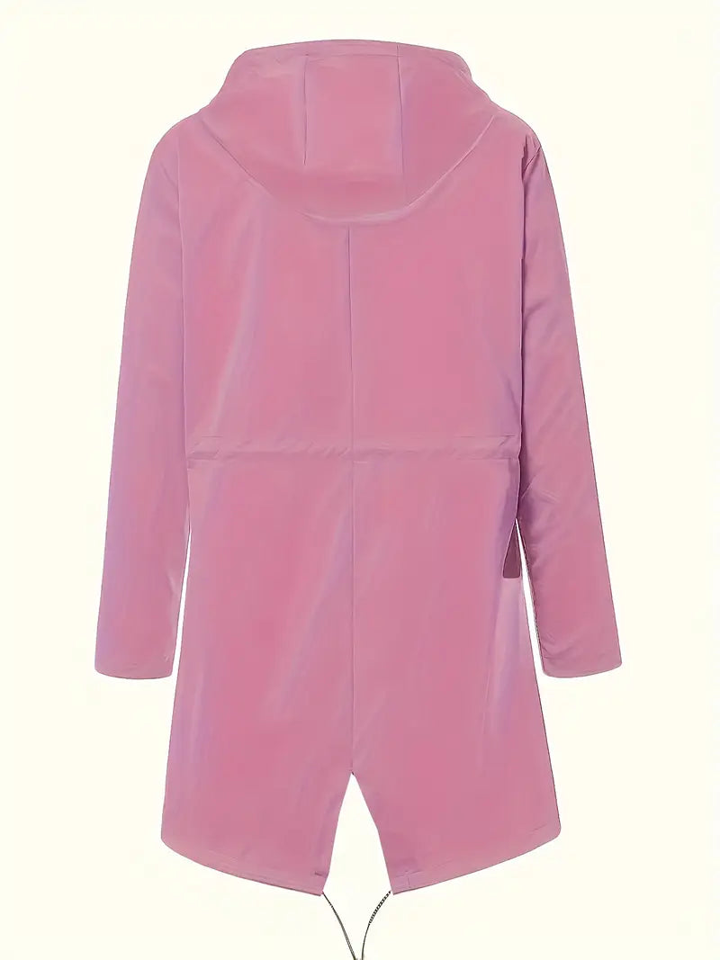 Women's Waterproof Lightweight Parka Coat | Hooded, Zip-up