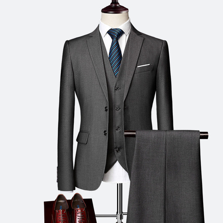 Men's Formal Suit Set | Blazer Vest and Trousers