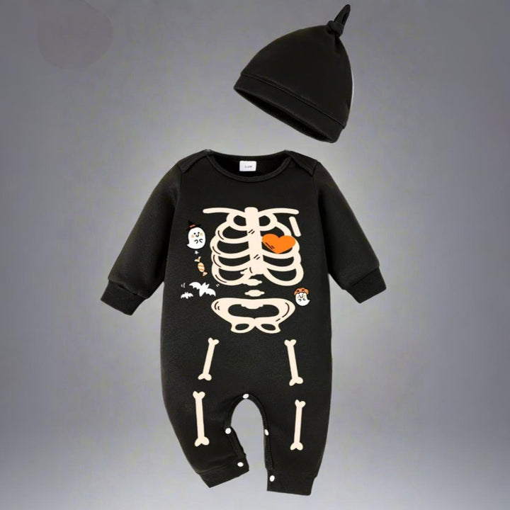 Halloween Toddler Skeleton Costume Onesie