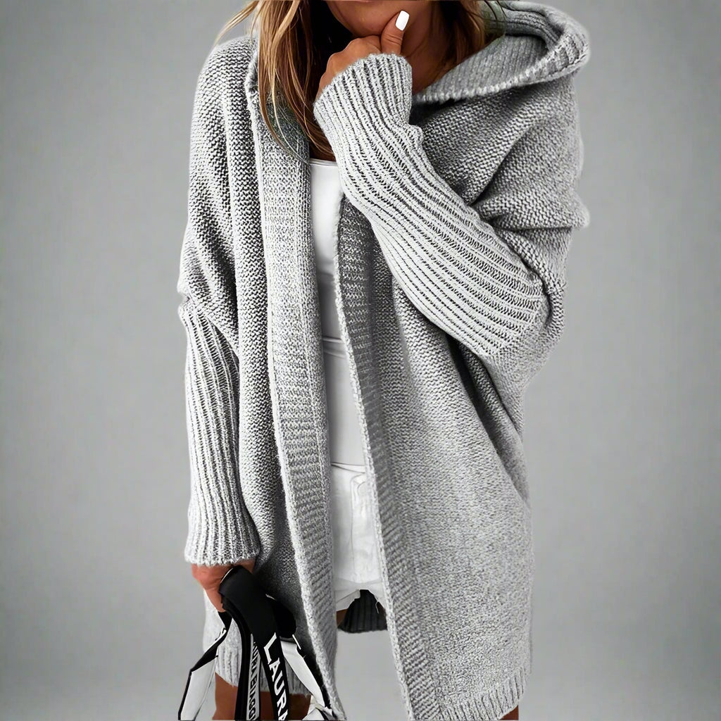 Women's Knitted Cardigan | Longline Oversized