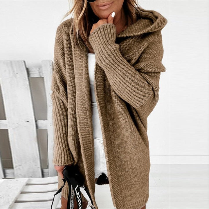 Women's Knitted Cardigan | Longline Oversized