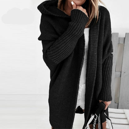 Women's Knitted Cardigan | Longline Oversized