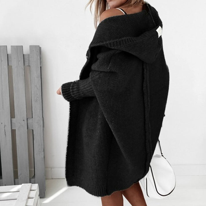 Women's Knitted Cardigan | Longline Oversized