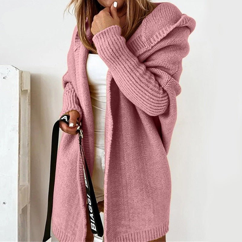 Women's Knitted Cardigan | Longline Oversized