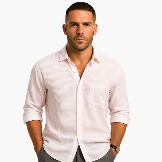 Smart Casual Long Sleeve Shirt for Men