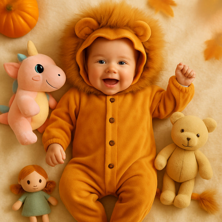 Halloween Baby Lion Costume Onesie