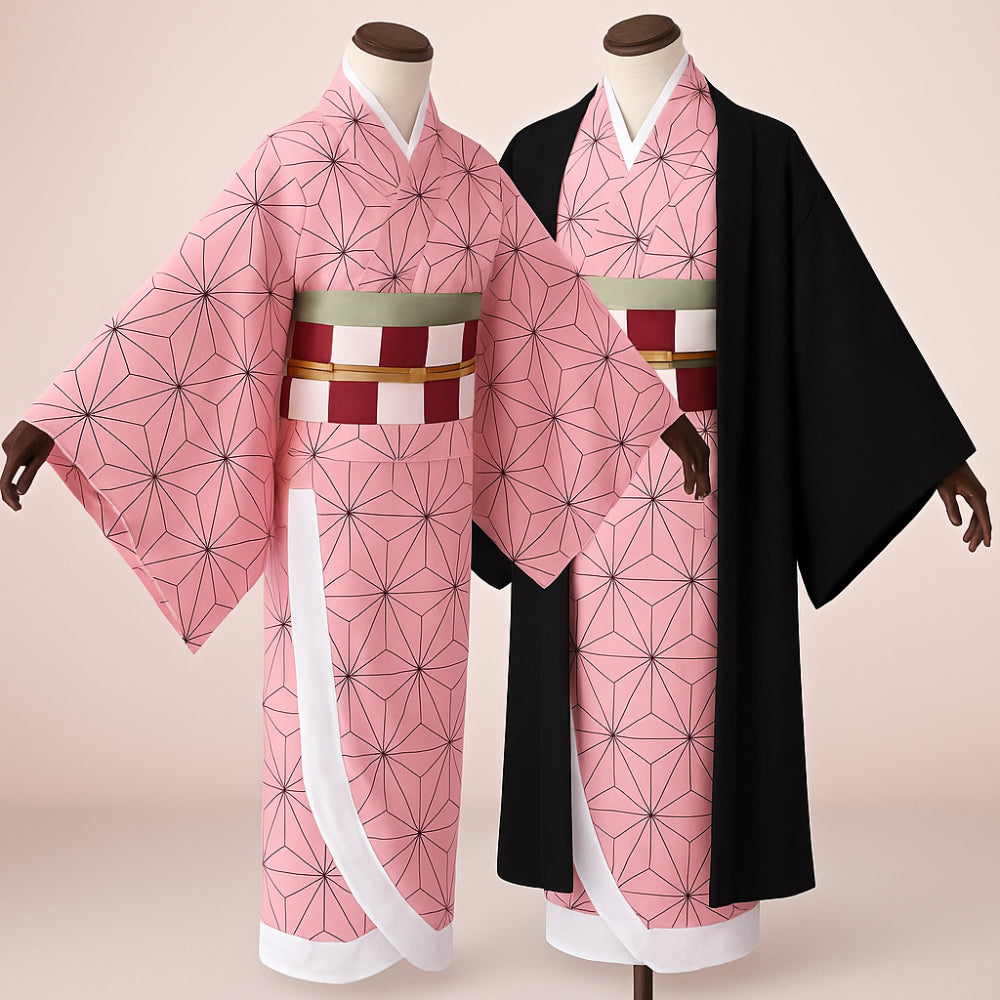 Halloween Costume Kids Anime Kimono Cloak