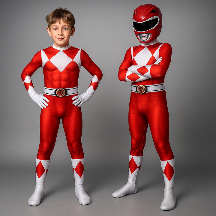 Halloween Costume Kids Superhero Jumpsuit Outfit