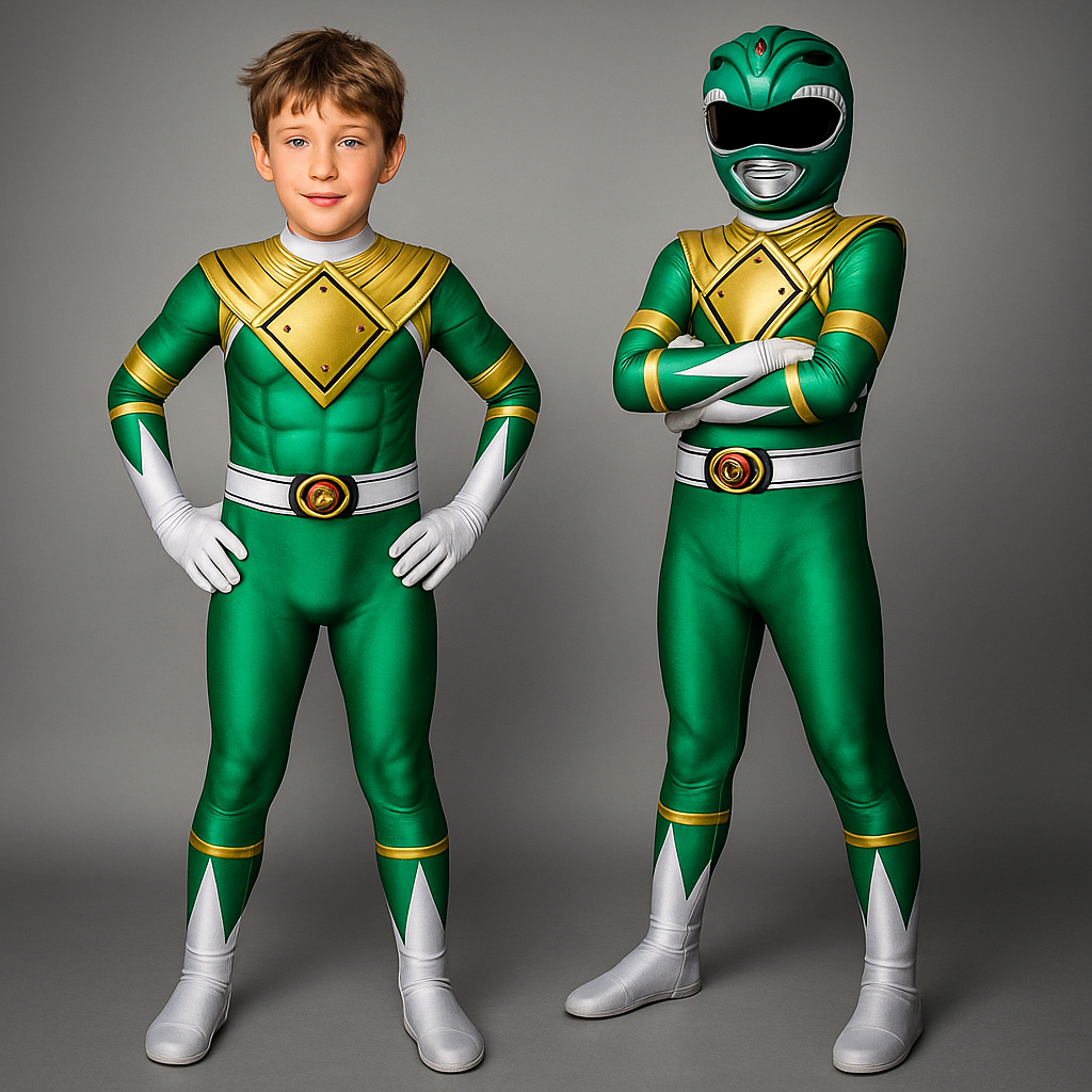 Halloween Costume Kids Superhero Jumpsuit Outfit