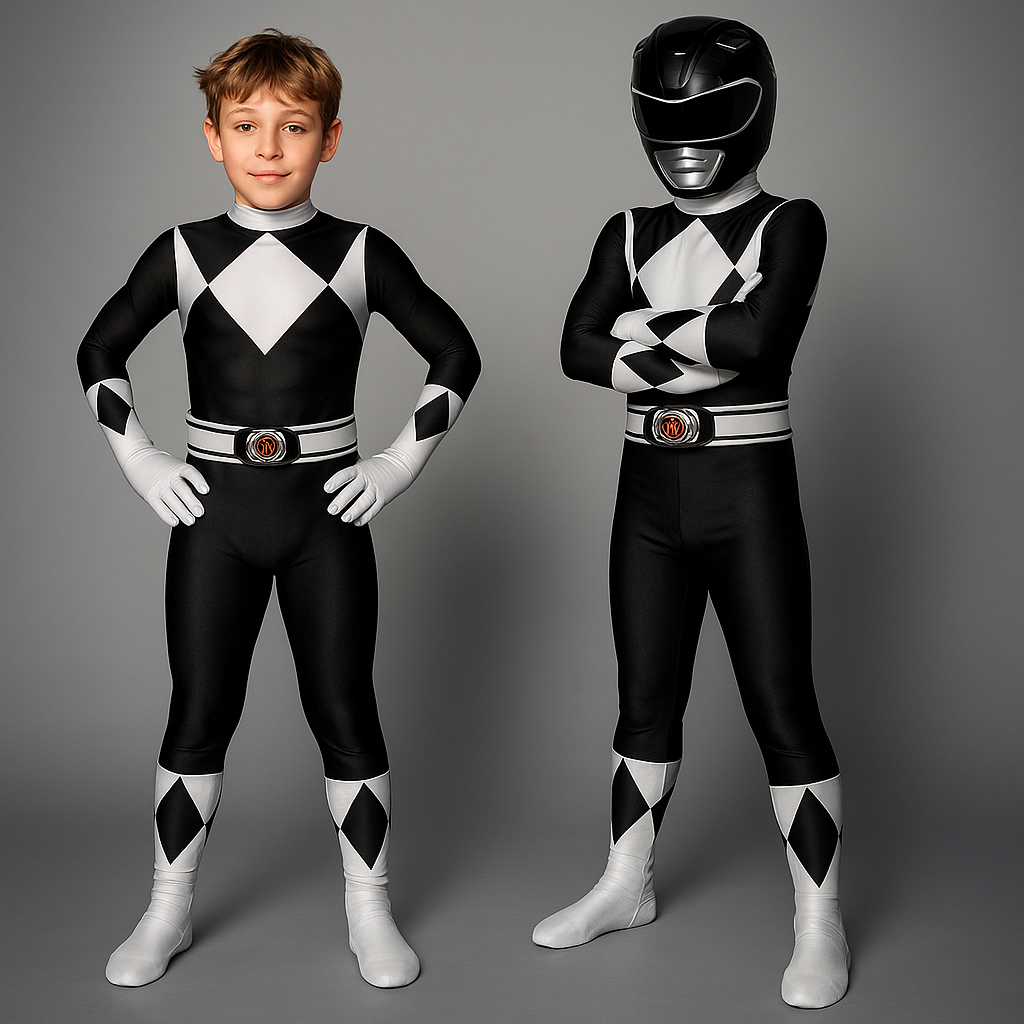 Halloween Costume Kids Superhero Jumpsuit Outfit
