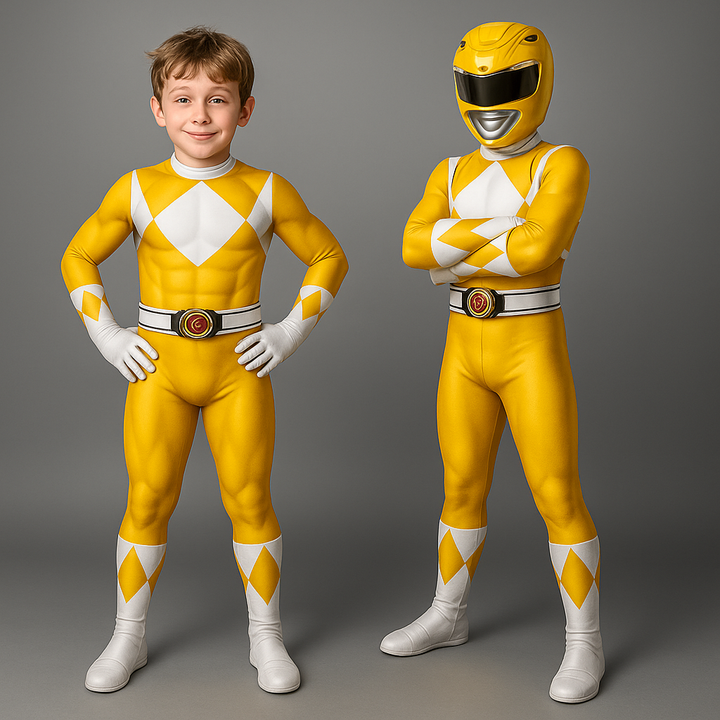 Halloween Costume Kids Superhero Jumpsuit Outfit