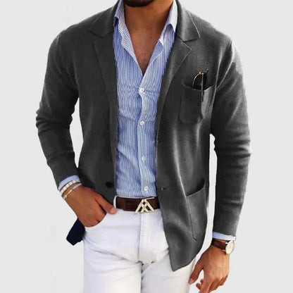 Knit Blazer - Soft Knit Surface & Structured Movement - Image 6