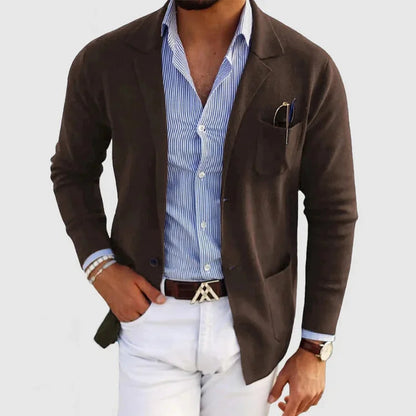 Knit Blazer - Soft Knit Surface & Structured Movement - Image 7