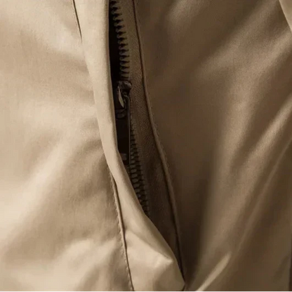 Lightweight Men's Zip-Up Bomber Jacket Modern Streetwear Style 5