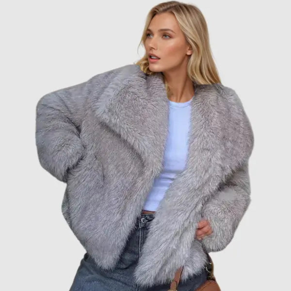 Macy | Luxuriöse Kunstfell-Jacke – Stilvoll, Kuschelig und Zeitlos - Image 2