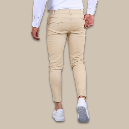 Men’s Slim Fit Casual Chinos Stretch Tapered