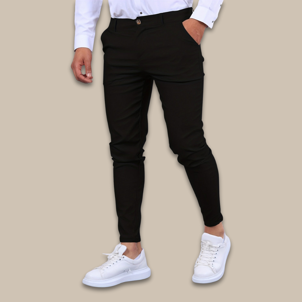 Men’s Slim Fit Casual Chinos Stretch Tapered