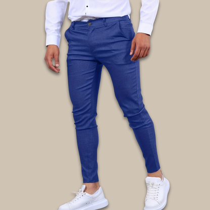 Men’s Slim Fit Casual Chinos Stretch Tapered