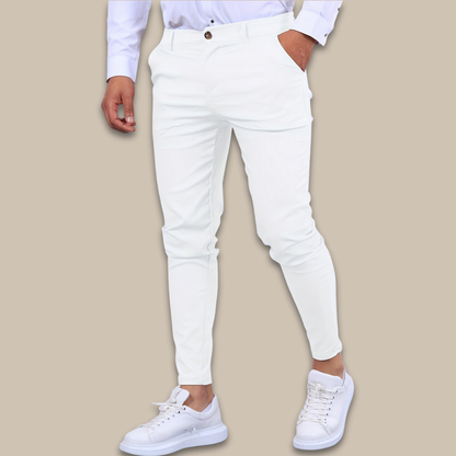 Men’s Slim Fit Casual Chinos Stretch Tapered