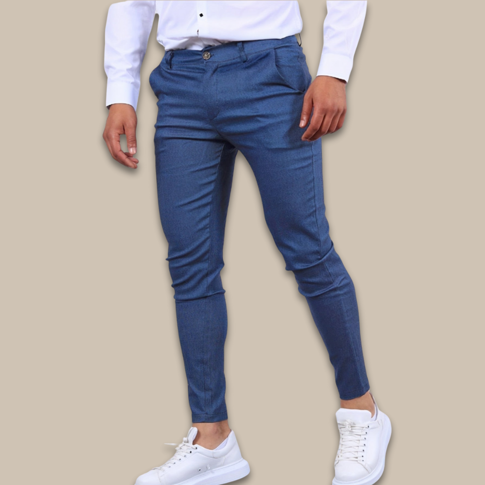 Men’s Slim Fit Casual Chinos Stretch Tapered
