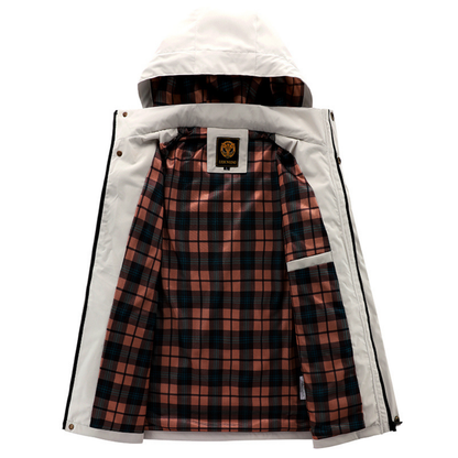 Men’s Warm Waterproof Winter Jacket Windproof Hooded