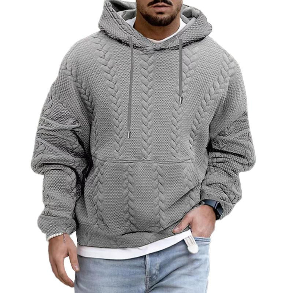 Men's Graphic Hoodie Long Sleeve Kangaroo Pocket Casual Sweatshirt 1