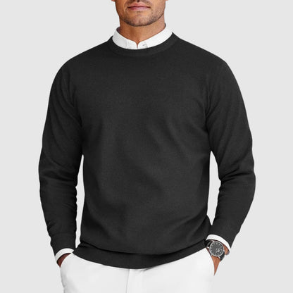 Men's Lightweight Knit Crew Neck Sweater Casual Style 0