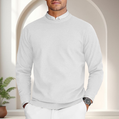 Men’s Casual Classic Crew Neck Sweater Long Sleeve Knit Pullover