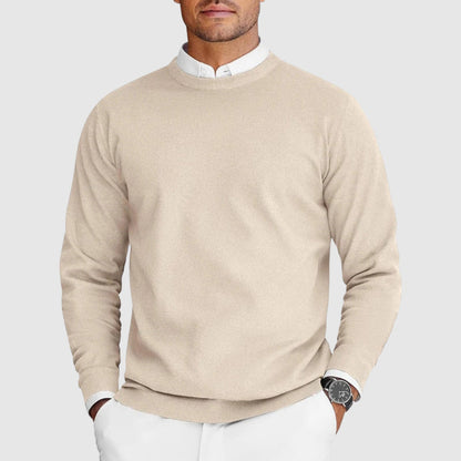 Men's Lightweight Knit Crew Neck Sweater Casual Style 2