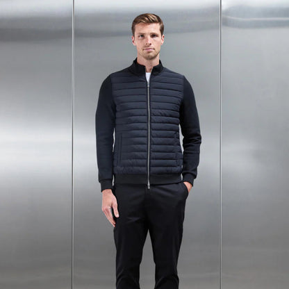 Men’s Lightweight Quilted Puffer Jacket Slim Fit Zip Up