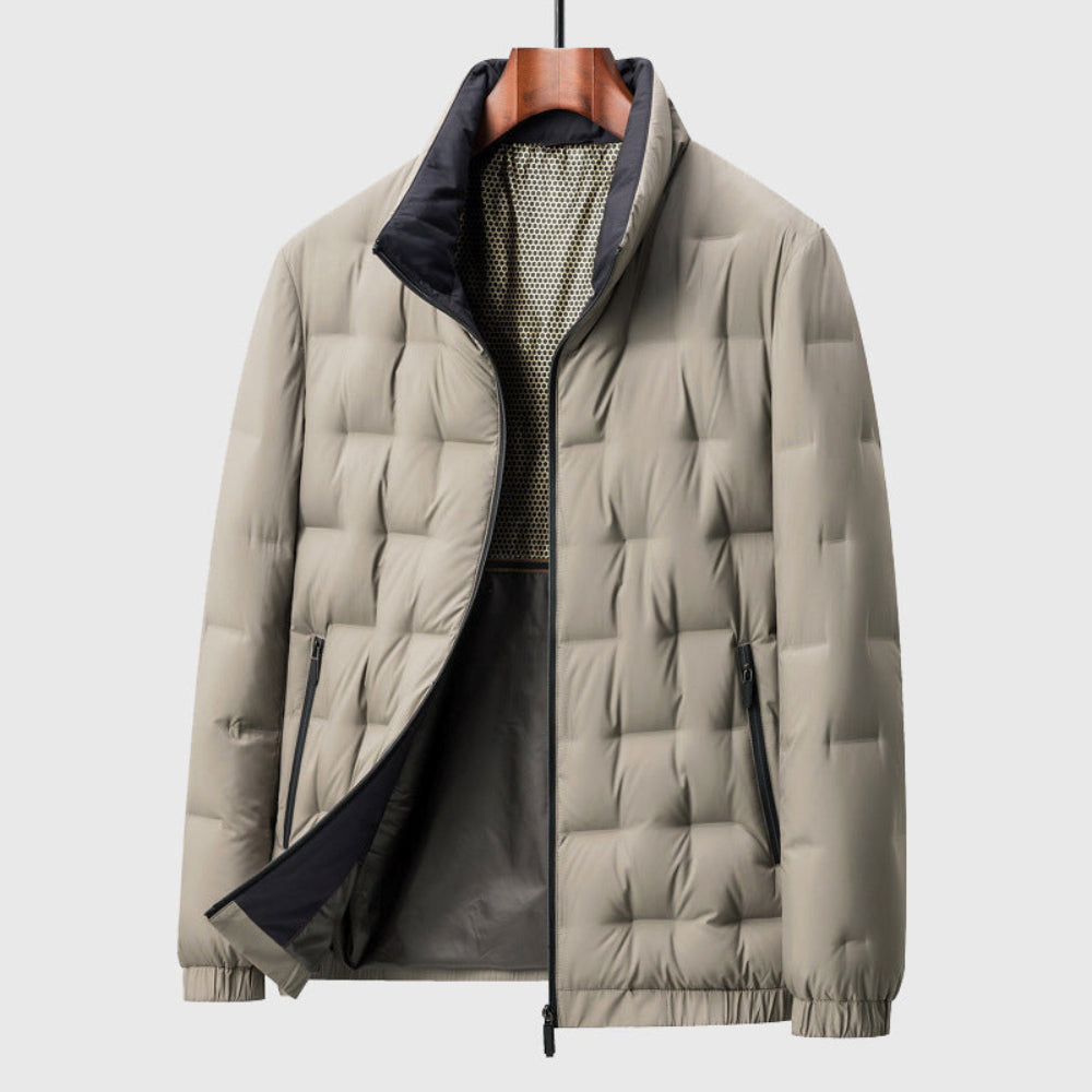 Men’s Lightweight Quilted Puffer Jacket | Durable Windproof