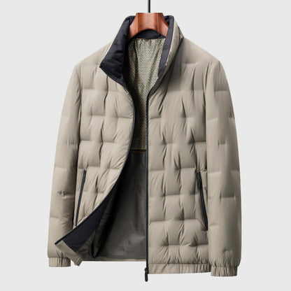 Men’s Lightweight Quilted Puffer Jacket | Durable Windproof