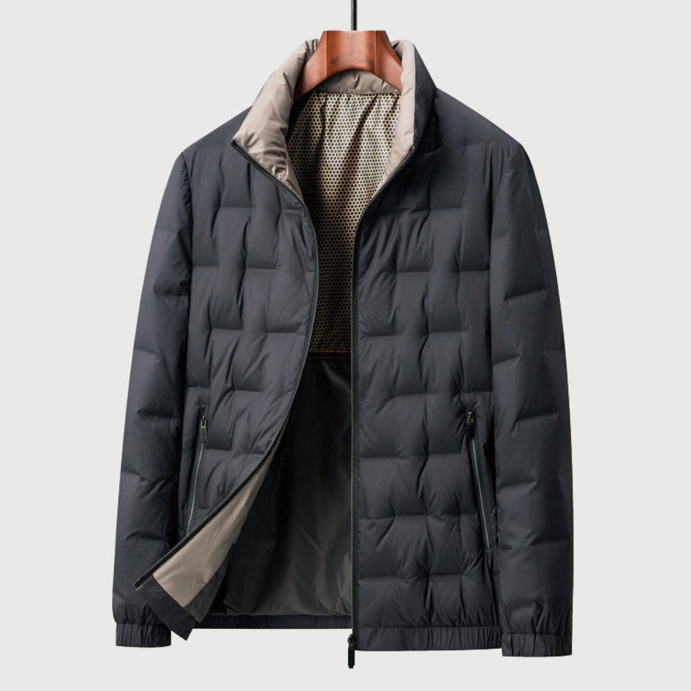 Men’s Lightweight Quilted Puffer Jacket | Durable Windproof