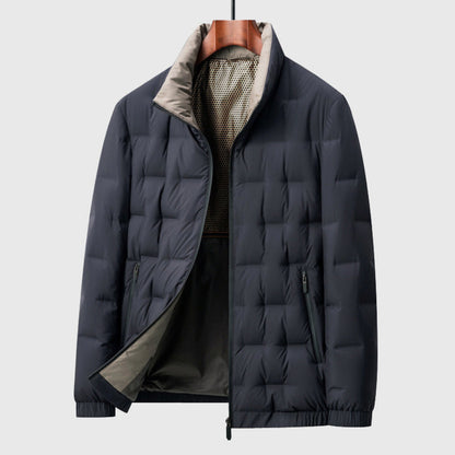 Men’s Lightweight Quilted Puffer Jacket | Durable Windproof