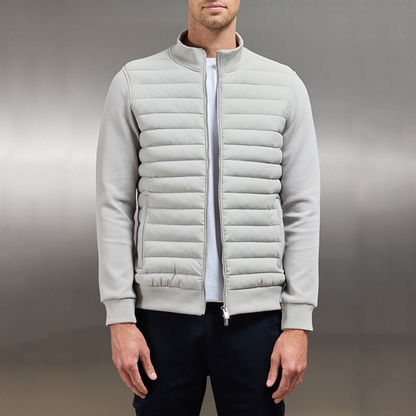 Men's Puffer Jacket Lightweight Quilted Bomber Zip-Up for Winter 2